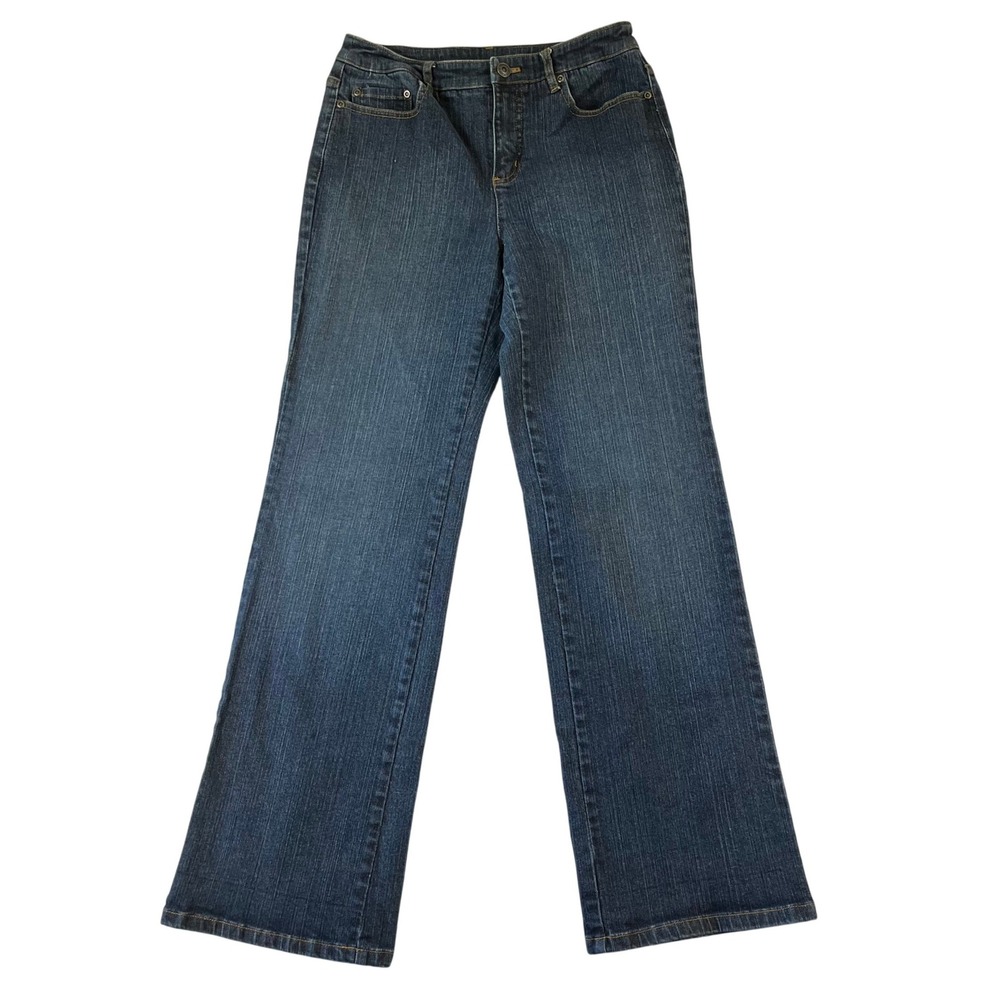 Vitnage Talbots Jeans Women 4 Stretch Denim Dark Wash Straight 29.5" Inseam 90s